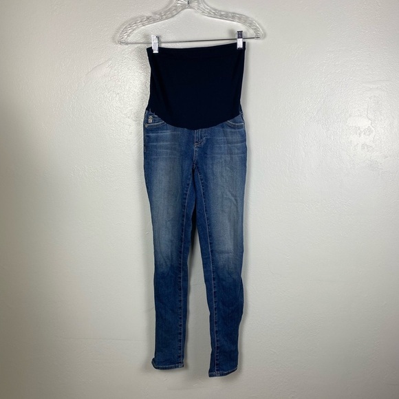 AG Adriano Goldschmied Maternity Blue Jeans women’s size 25R - Picture 12 of 12